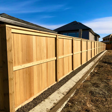 Cedar Fence and Large Patio