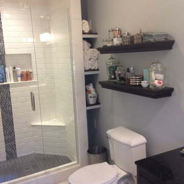 Subway tile bathroom