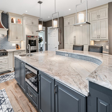 Abstract Quartzite Kitchen