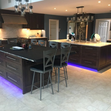 Mood lighting in kitchen