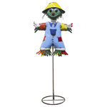 Barnyard - Summer Scarecrow Garden Decor - Please note: Colors may vary. Made from recycled materials, not two are exactly the same, and it makes an impact that is playful, environmentally friendly, and comfortably functional.