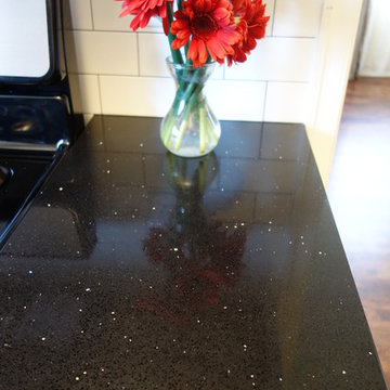 Hanstone Obsidian Black Quartz - Photos & Ideas | Houzz