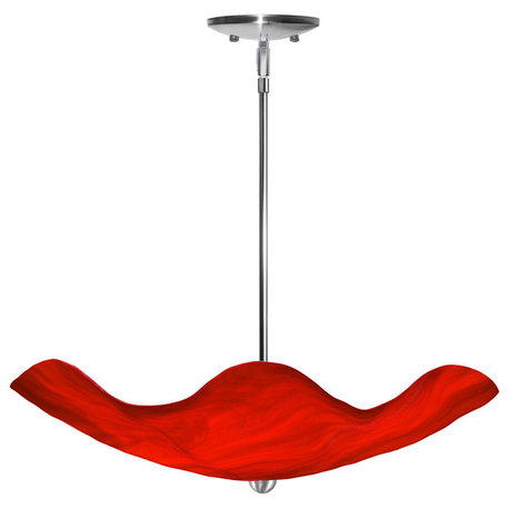 Jezebel Radiance Stingray Chandelier, Fiery Red, 30" Drop Height