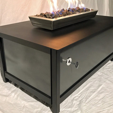 IMPACT Fire Table - Heavy Duty Steel Fire Pit Tables, Modern / Industrial Design