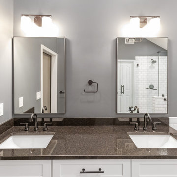 Farmhouse Primary Bath Remodel Olathe, KS
