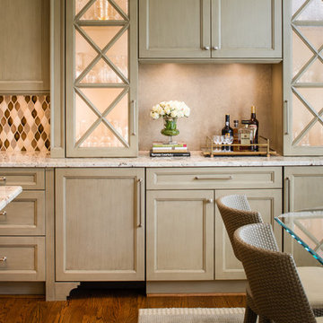 Mosaic Kitchen Backsplash with Danziger Design