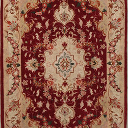 Persian Tabriz 2'5 X 4'2 - Area Rugs