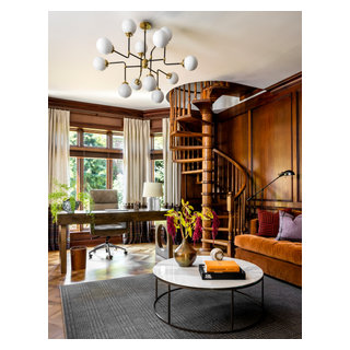 Cresskill, Brick Manor - Transitional - Home Office - New York - by ...