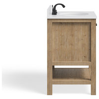 Savannah Bathroom Vanity, Acacia, 30", Single Sink, Freestanding