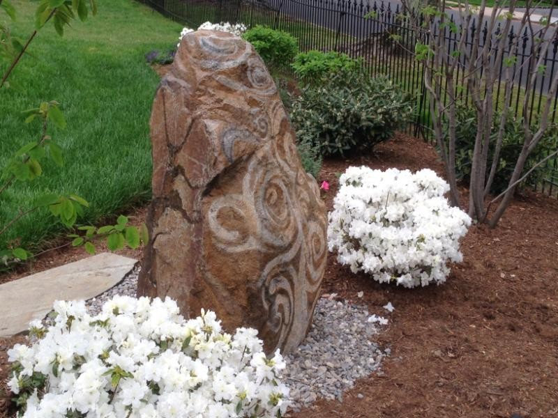 Historic Doylestown Cemetery-Artisan stone scuplture "Tree of Life" for Memorial