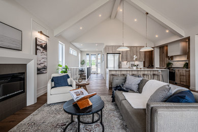 Example of a living room design in Edmonton