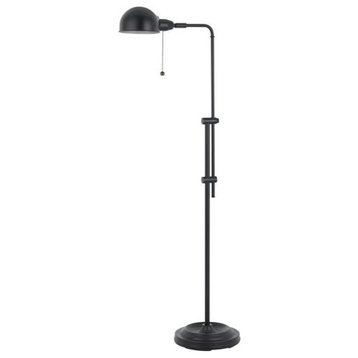 Cal BO-2441FL-ORB Croby - One Light Pharmacy Floor Lamp with Adjustable Pole