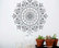 Mandala Stencil Gratitude, Stencils For Easy DIY Home Decor, 18"