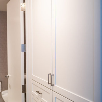 Added Cabinet Storage in Walk-Through Closet