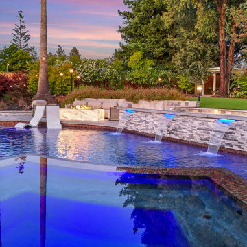 Luxury Backyard Pool & Outdoor Living – Saratoga, CA