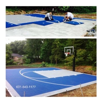 Versa Basketball Court Built In Setauket Long Island By Gappsi