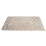 Artifacts Trading Company - Artifacts Rattan Rectangular Placemat, White Wash - Our handwoven rattan rectangular placemats offer a great way to both decorate and protect your table. Unlike tablecloths, placemats are easy to clean and can offer a fresh and stylish way to add that perfect touch to your table setting.