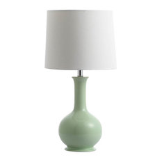 19.5 in. Minton Table Lamp in Green