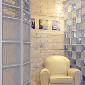 Glass Block Bathroom