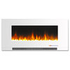 42" Wall-Mount Electric Fireplace, White