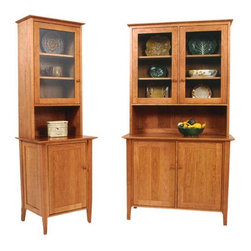Small Classic Shaker Buffet & Hutch - China Cabinets And Hutches