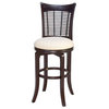 Hillsdale Bayberry Wicker Swivel 24 Inch Counter Height Stool
