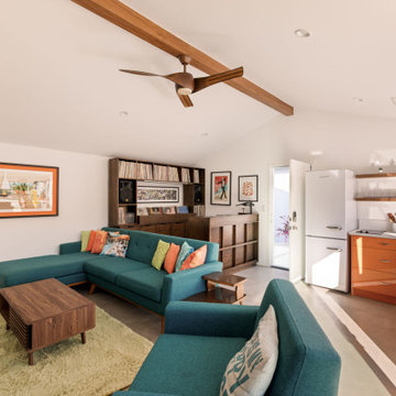 Tropical Modernism - ADU, Backyard remodel and an Addition in Burbank