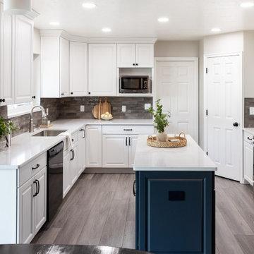 White Out Traditional Kitchen Remodel