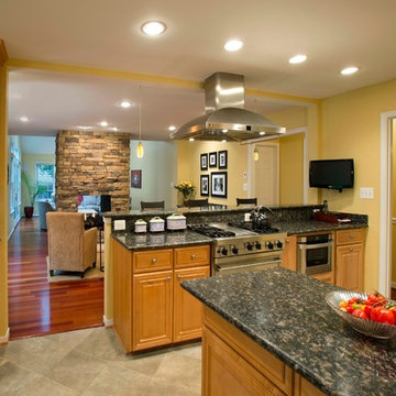 A Colonial in Vienna, VA, Transformed for a Growing Family