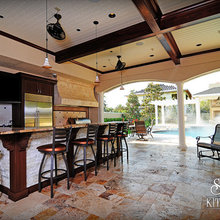 outdoor kitchen
