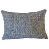 Blue/White/Tan Woven Pollack Decorative Lumbar Pillow Cover