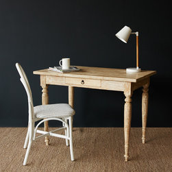 Nomad Village - Recycled Teak Desk - Desks And Hutches