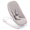Coco Go 3-in-1 Baby Lounger, Beach House White/ Frost Gray Seat Pad