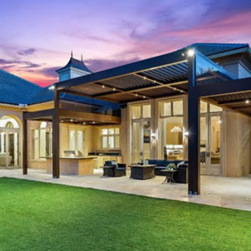 Residential: Luxury Modern Pergola Design With A Lovely Pool View