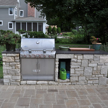 Western Springs - Entry Sidewalk & Outdoor Living Patio