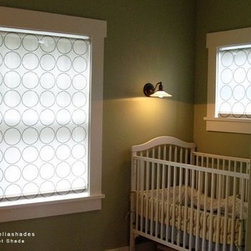 Delia Shades'  "Dots" - Roller Shades