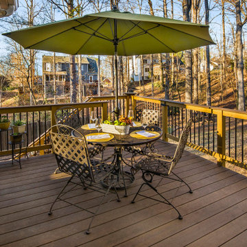 Open Porch and Pressure-Treated Deck