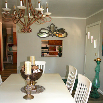 Interior entry wall after