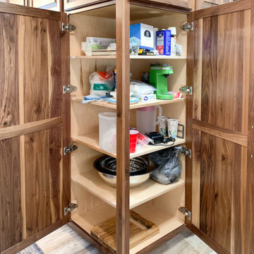 Deluxe Walnut Kitchen & Island