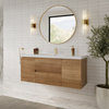 The Wynn Bath Vanity, Natural, 48", Single Sink, Wall Mount, Drawers/Doors