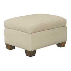 Hickory Chair Ottomans and Benches - Footstools And Ottomans