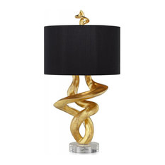 Tribal Impressions 1-Light Table Lamp Gold Leaf