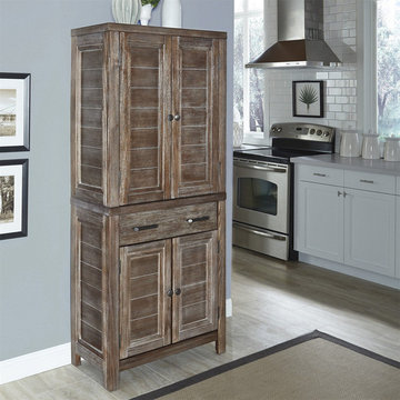 Home Styles Barnside Pantry in Aged Barnside