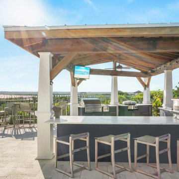 Outdoor Kitchen Featuring Evo Grill