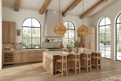Inspiration for a mediterranean kitchen remodel in San Francisco