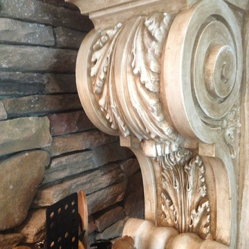 Aged Plaster Vent Hood