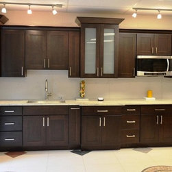 Chocolate Maple Glaze Kitchen Cabinets - Kitchen Cabinetry