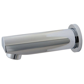 Kingston Brass Tub Faucet Spout With Flange, Polished Chrome