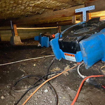 Water Damage Restoration - Crawl Space