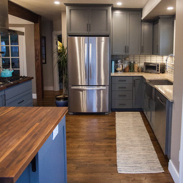Open concept kitchen